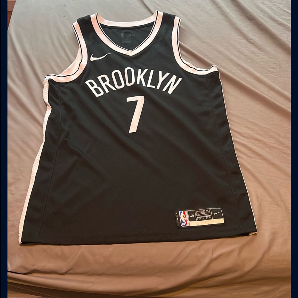 Nike Black and White Brooklyn Nets Jersey